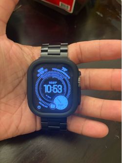 apple watch ultra 49mm with protection case and wrist band