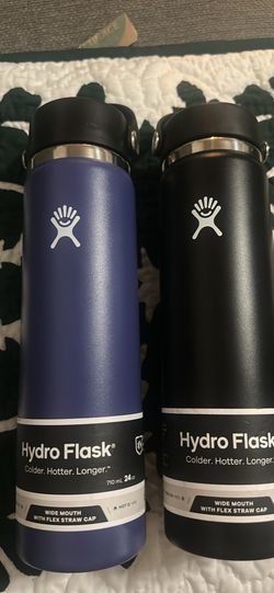 1 Purple 1 Black Hydroflask 24oz