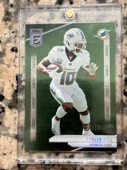2024 Panini Donruss Elite - Status #77 Tyreek Hill Jersey Match 10/10