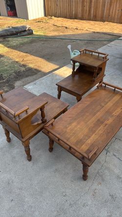 Vintage coffee table set