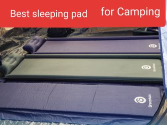 Inflatable Sleeping pad for camping, hiking, backpacking. Outdoors & indoors