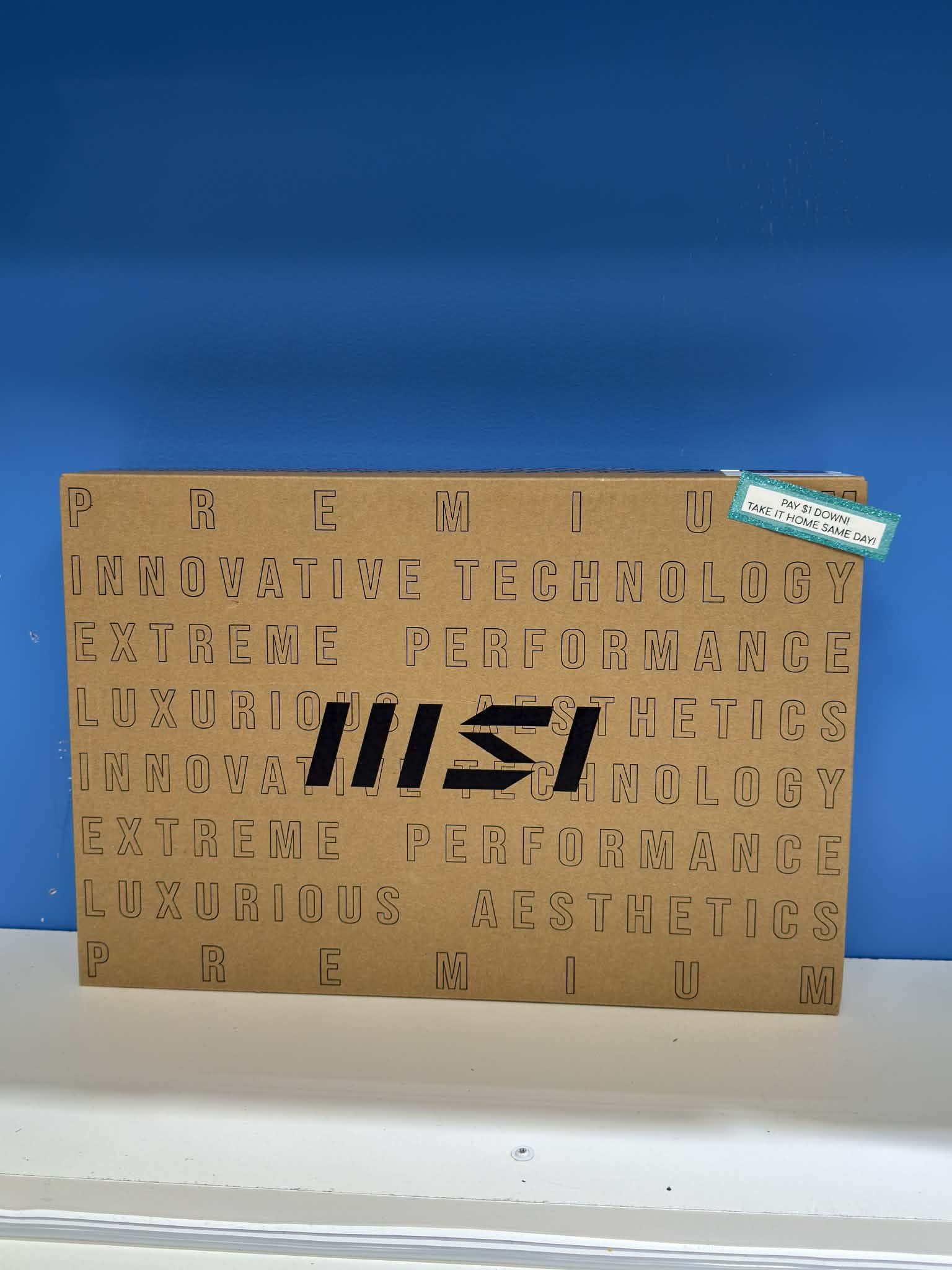 MSI Thin 15.6 inch FHD 144Hz Gaming Laptop (Brand New) - Pay $5 DOWN AVAILABLE - NO CREDIT NEEDED