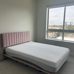 Bed Frame With LED Lights (Queen)