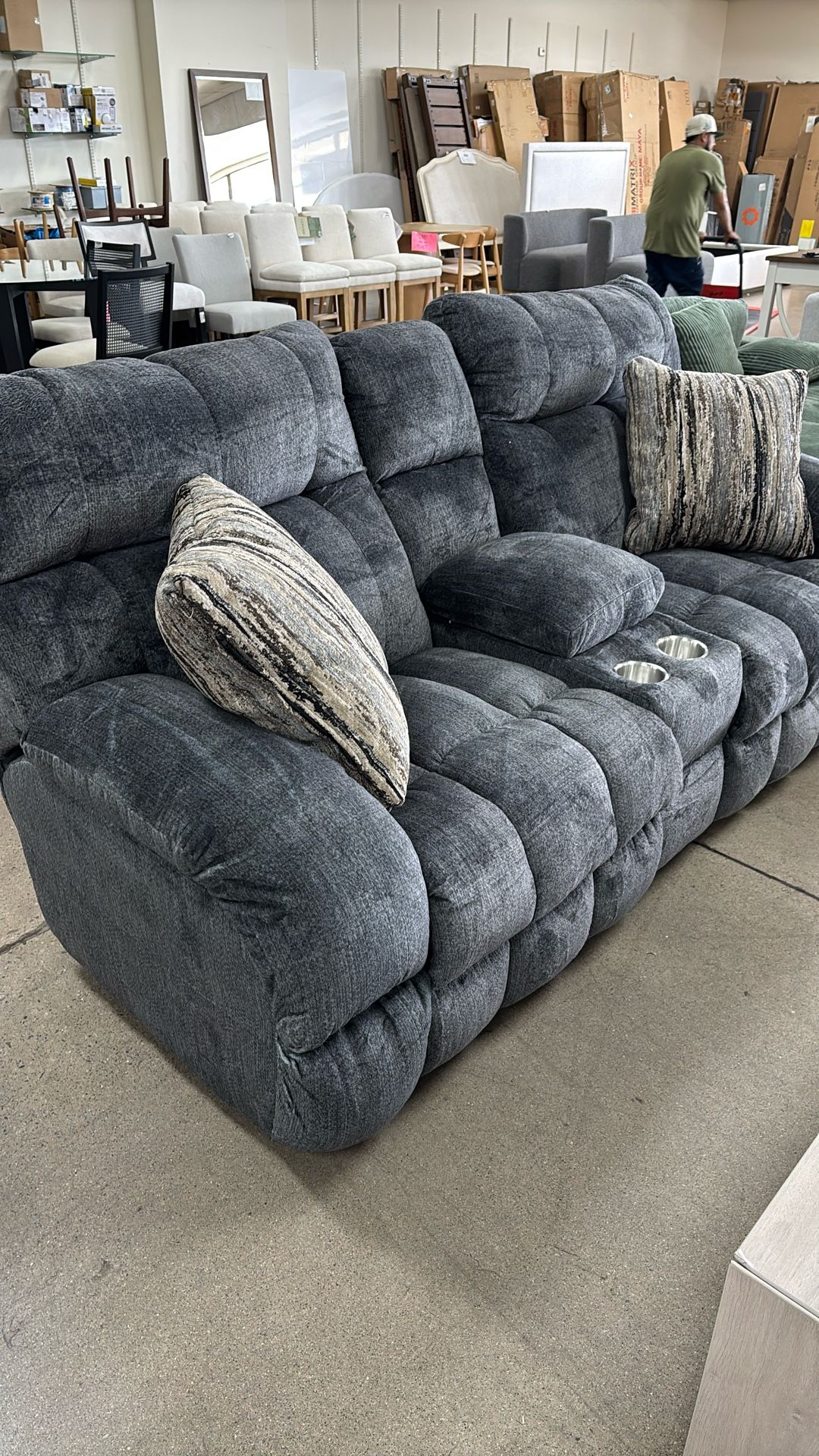Annalisa 86” Pillow Top Am Reclining Loveseat