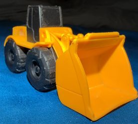 Mini Toy Front Loader Construction Truck Yellow Plastic Sandbox