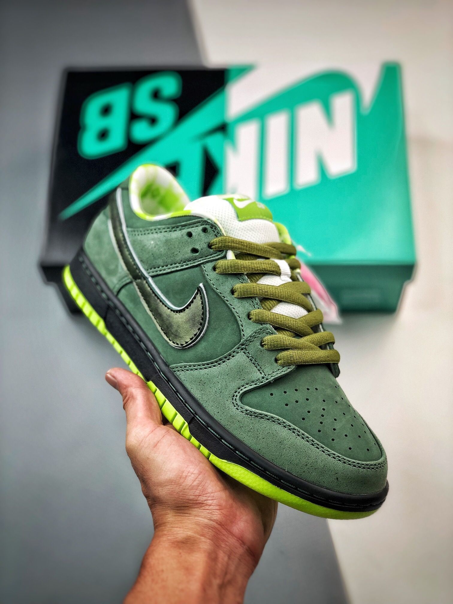 Nike SB Dunk Low Concepts Green Lobster Sneak Peek