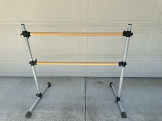 Vita vibe ASH Wood Double Bar Freestanding Ballet Barre