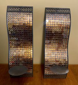 2 Matching Copper Design Wall Sconces By San Miguel Kingsway Candle Plants Decor