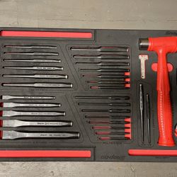 Snap On punch & chisel set - 31pc