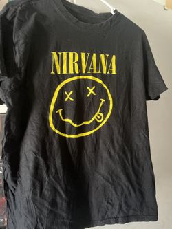 Official Nirvana smiley face graphic t-shirt