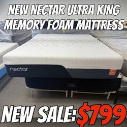 NEW NECTAR ULTRA KING MEMORY FOAM MATTRESS