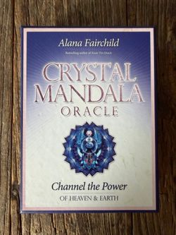 Crystal Mandala Oracle card deck and guidebook set by Alana Fairchild
