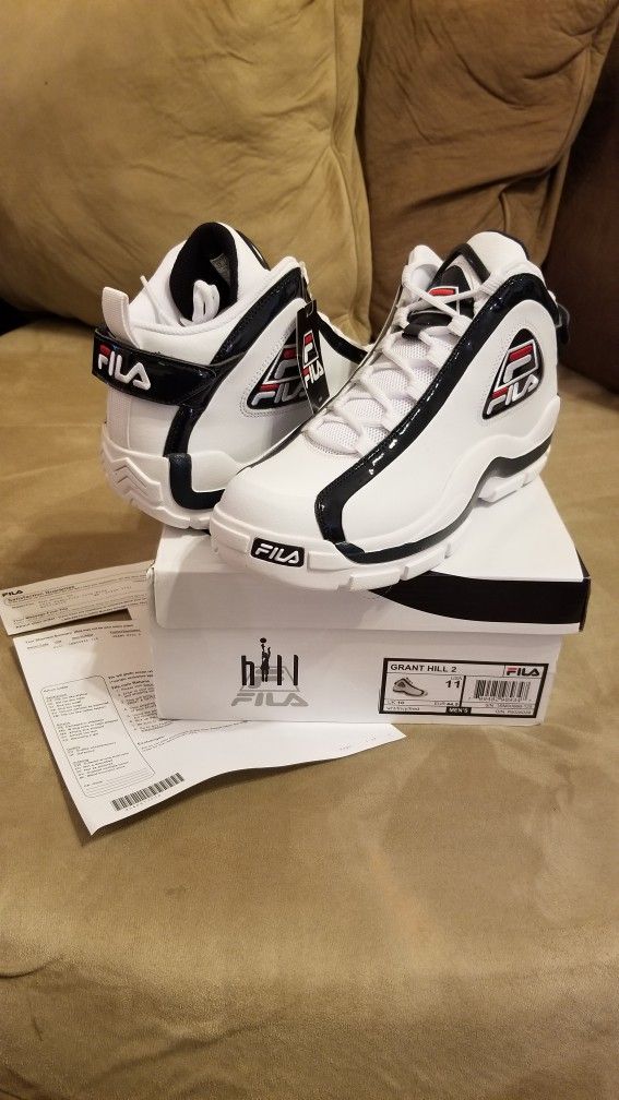 Fila Grant Hill Nike Air Jordan Retro OG White Cement Travis