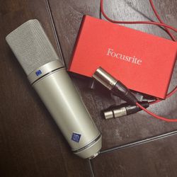 U87 Clone And Focusrite Solo Combo W/XLR Cable