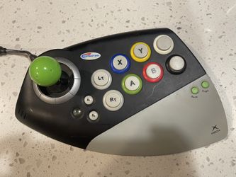 Radica Gamester Reflex Arcade Fight Stick Controller - Microsoft Xbox - vintage Collectible