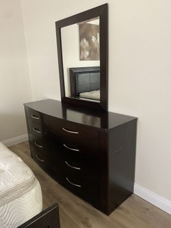 Dresser and Mirror