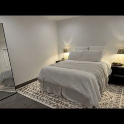 Queen Mattress And Bed Frame $250!