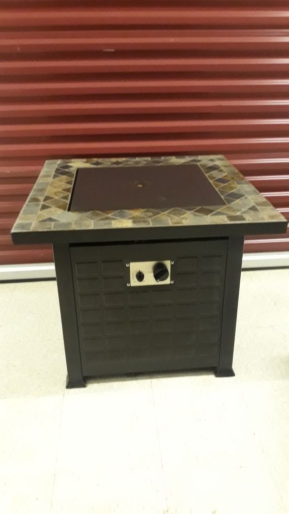 Propane fire pit mint shape