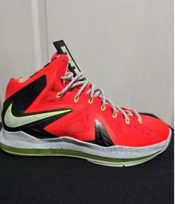 Nike LeBron X elite crimson size 13
