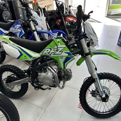 RFZ Apollo 125CC Dirt Bike New! Finance For $150 Down Payment!!