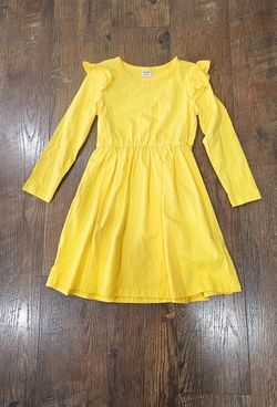 Girl Yellow Dress 