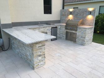 Outdoor Kitchen And Fire tables