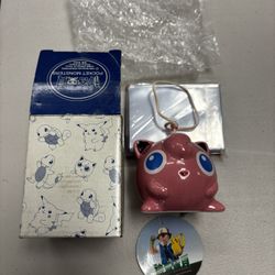 Vintage 1998 Pokemon UFO Catcher Prize chime Mint In Box
