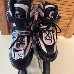 Adjustable Size 1-4 Inline Skates Are Like New.