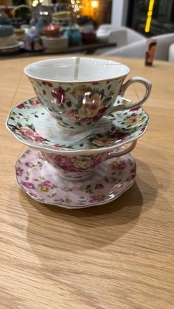 Tea cups and saucers