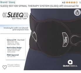 SLEEQ 901100 SPINAL THERAPY SYSTEM (SLEEQ AP) Universal Fit