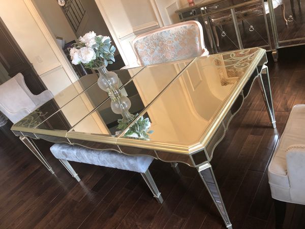 Beautiful Jessica Mcclintock Mirrored Dining Table For In Windermere Fl Offerup