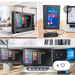 PORTABLE HD MONITOR DUAL 12” INCH UNIVERSAL 