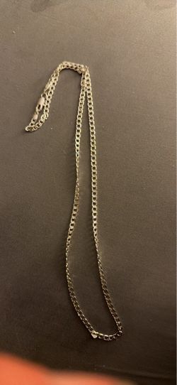 Sterling Silver Curb Link Chain Necklace