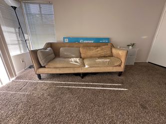 Tan sofa