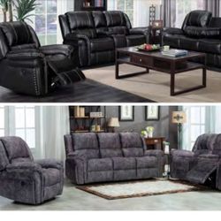 3 Piece Reclining Sets
