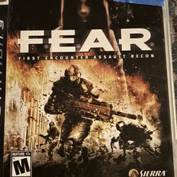 Fear First Encounter Assult Ps3