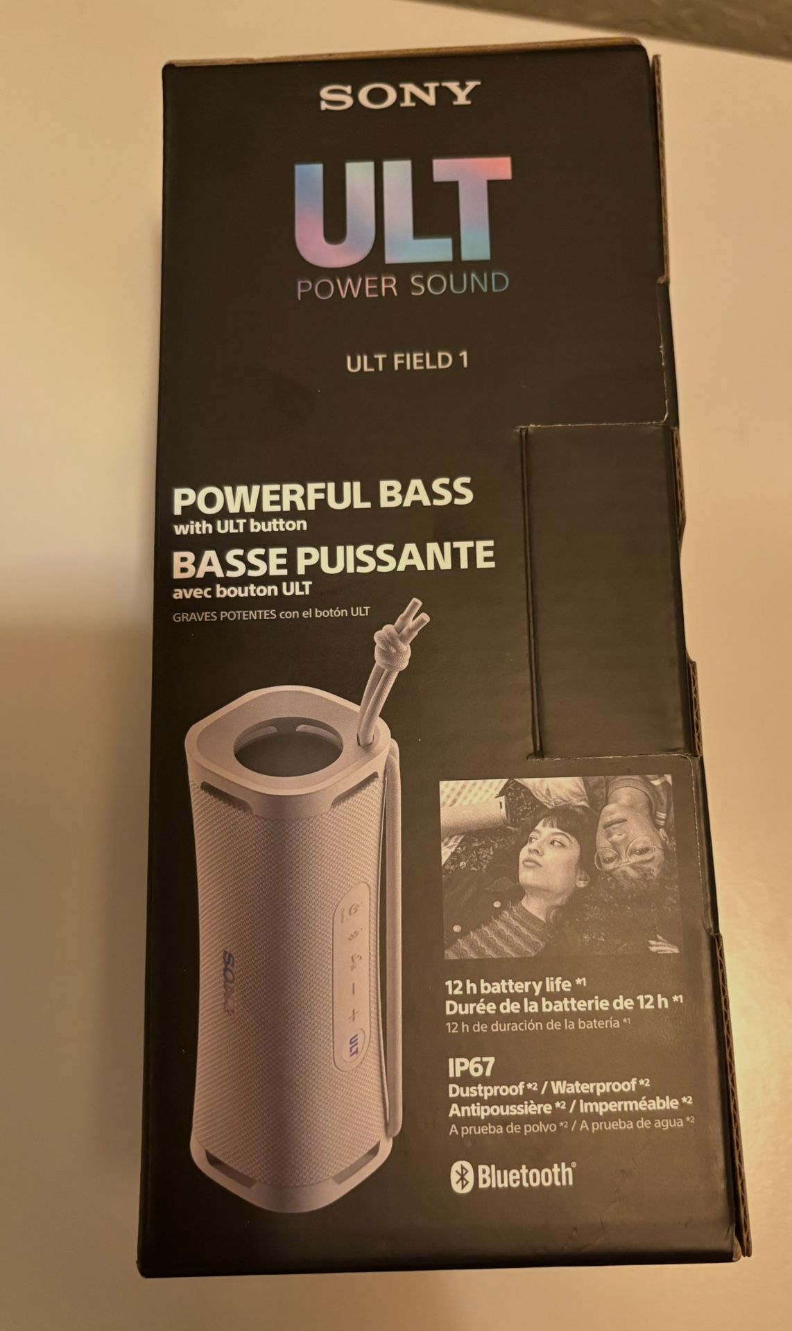NEW - SONY ULT Field 1 - Bluetooth Wireless Speaker - White