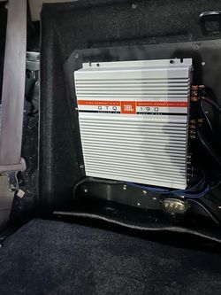 Jbl GTQ 190 4ch amplifier made in usa heavy amp oldschool powet
