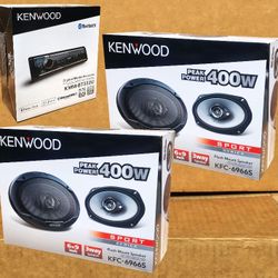 Single Din Car Stereo Bluetooth USB Aux Am Fm Radio EQ 6x9 3-Way Coaxial Speaker 800 Watt Package 🚨 Payment Options Available 🚨 No Credit Needed 🚨 