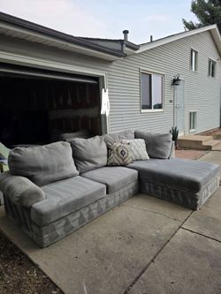 Free Delivery - Gray Sectional