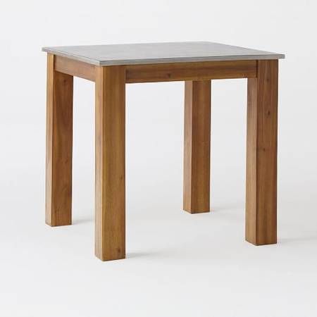 West elm Stainless Steel Dining Table for Sale in West Los Angeles