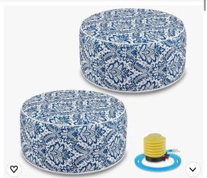 2 Inflate outdoor ottoman pouf waterproof