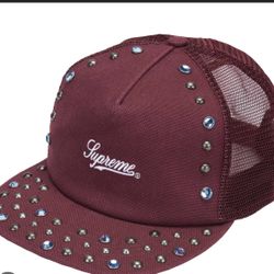 Supreme x B.B Simon Burgundy Hat 