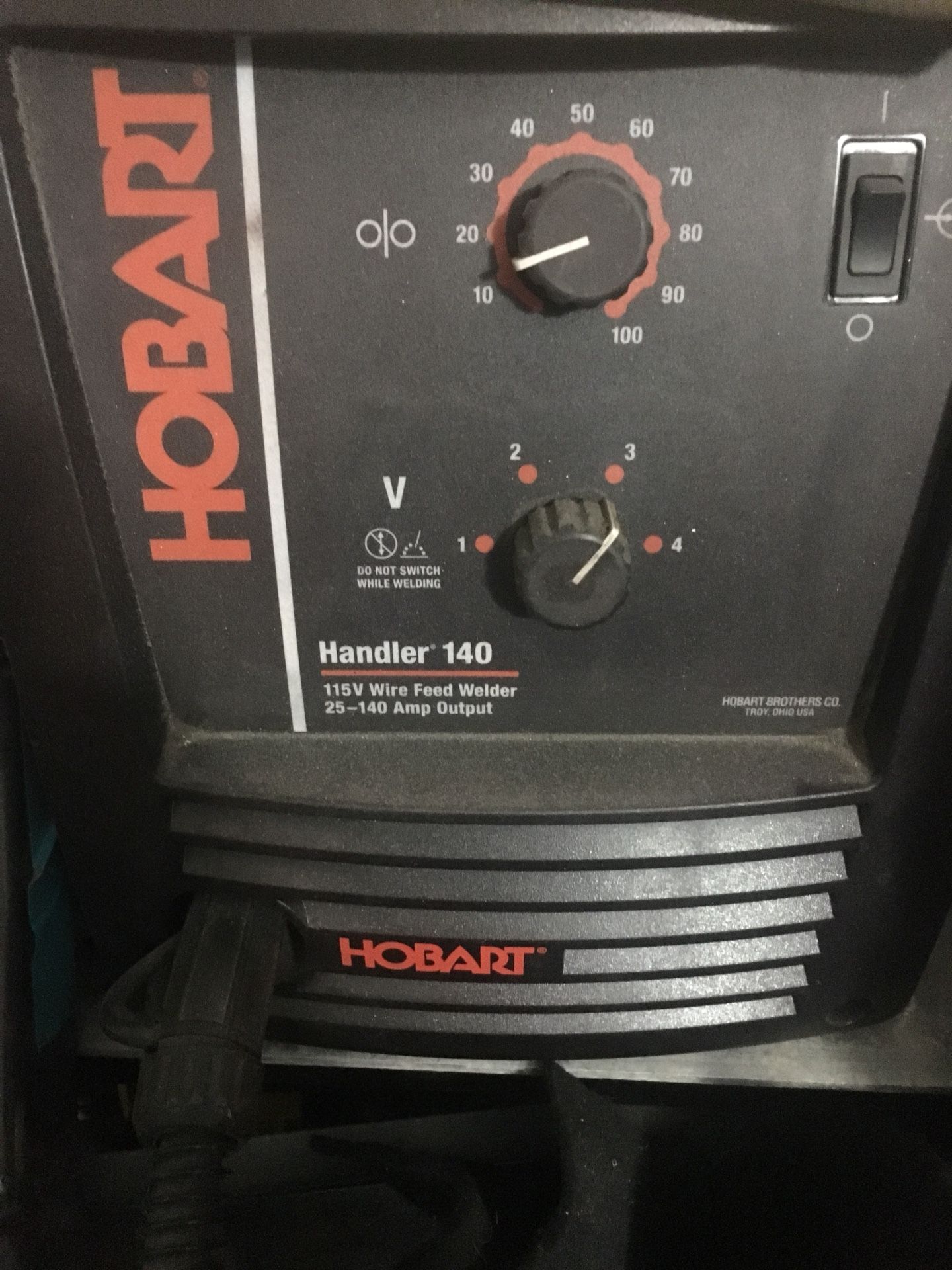 Hobart 140 mig welder with regulator, wire and helmet. TRADE?