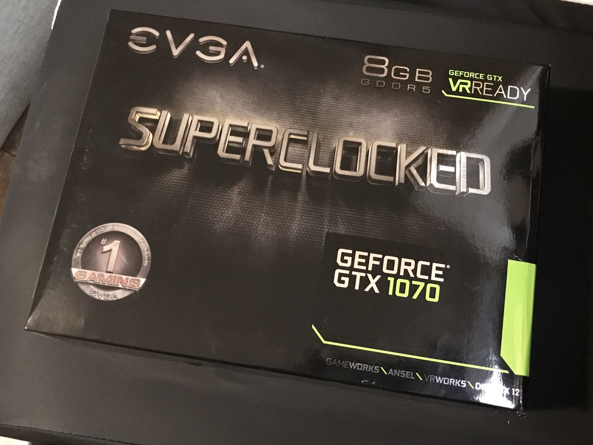 EVGA Superclocked GEFORCE GTX 1070