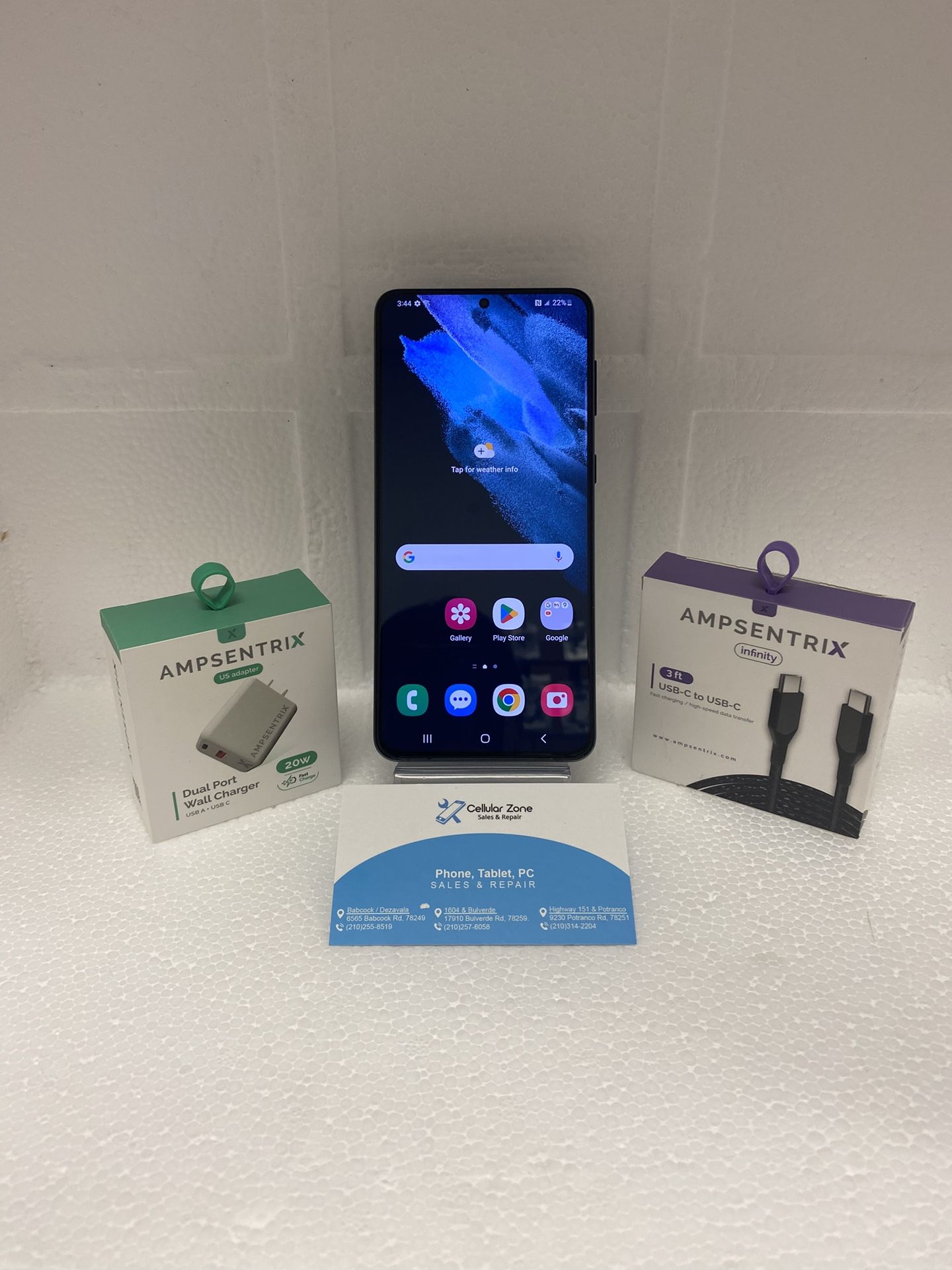 Samsung Galaxy S21 Plus 128GB AT&T - Black- Bulverde