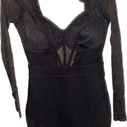 Black and Gold dress 