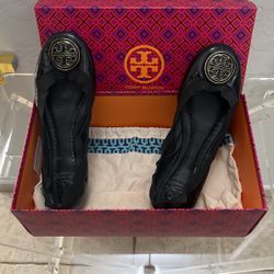 Tory Burch Flats Black 