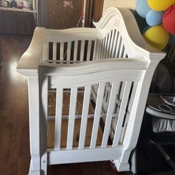 White Baby Crib