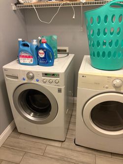 LG Front-Load Washer and Dryer Set